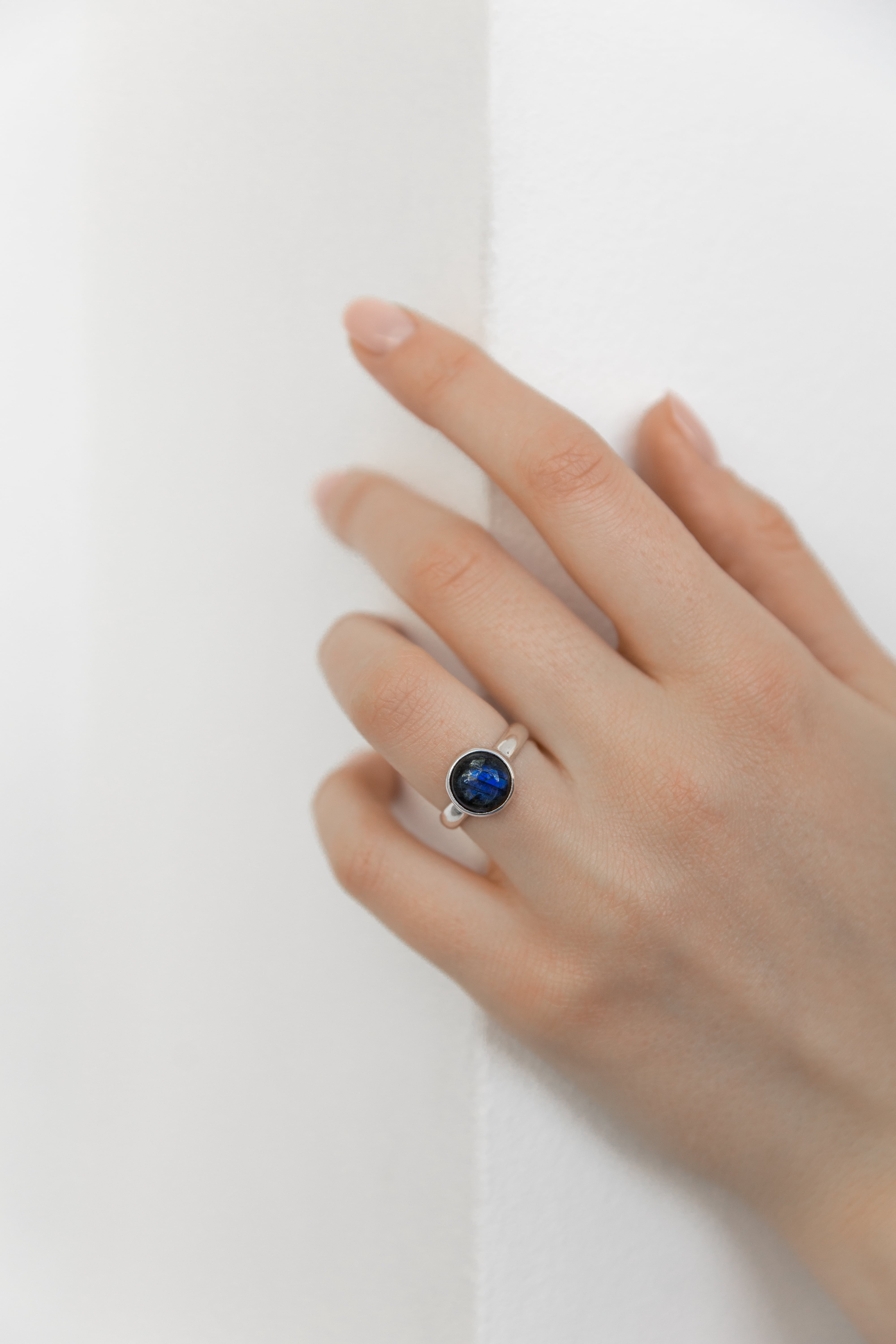 Кольцо и браслет с лабрадоритом