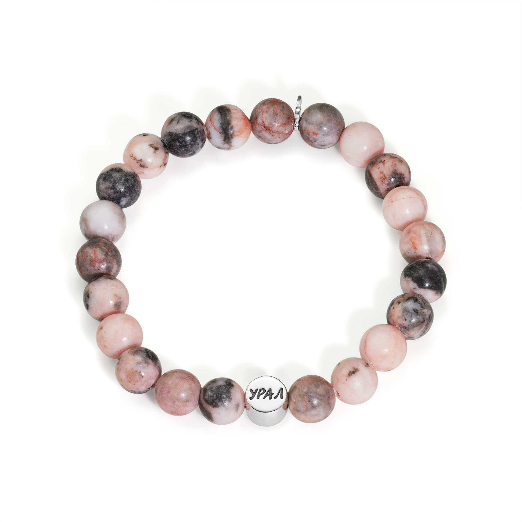 Браслет Урал с яшмой розовой 