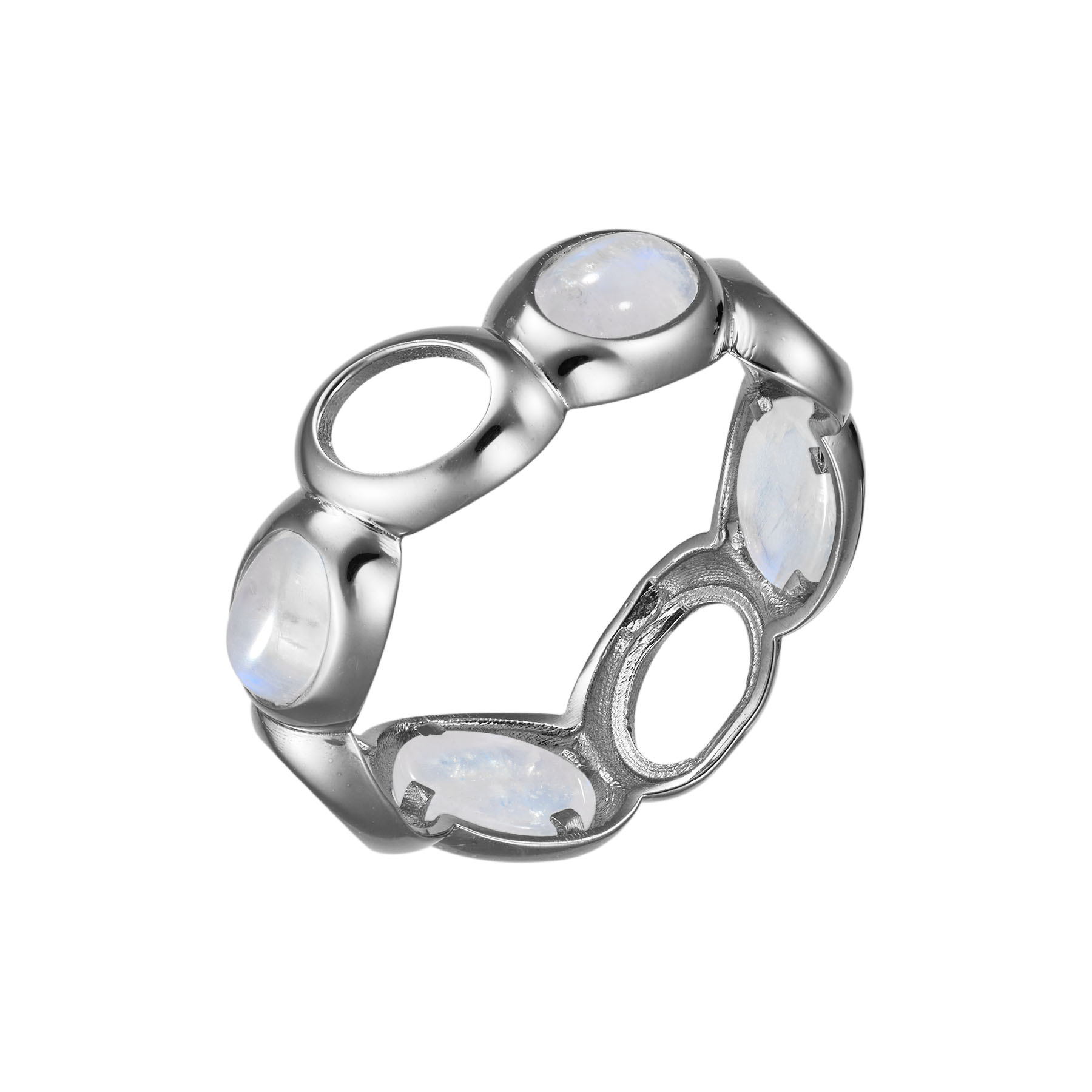 Кольцо Монпансье с лунным камнем