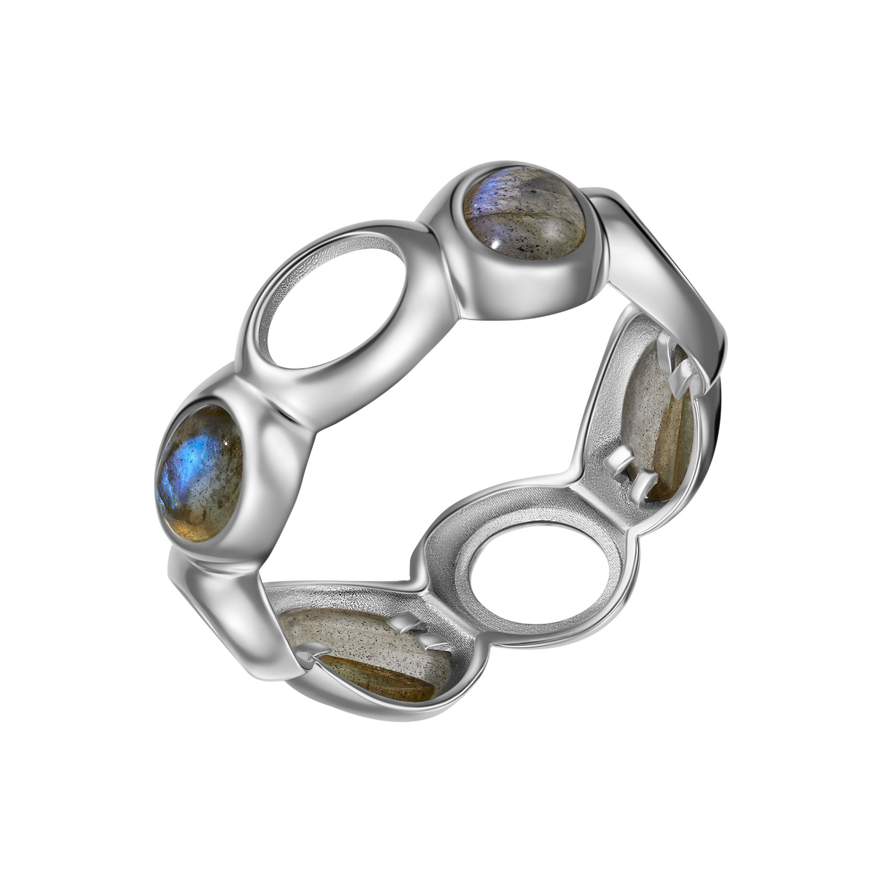 Кольцо Монпансье с лабрадором