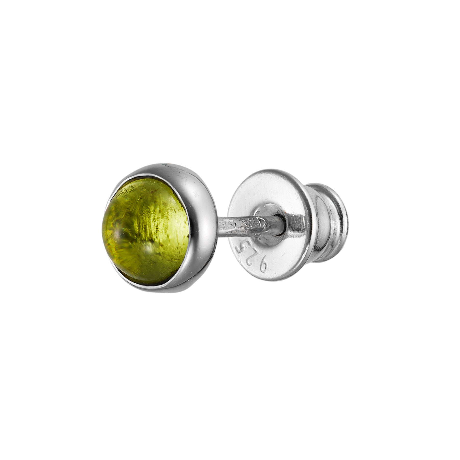 Монопусет с хризолитом 5 мм 