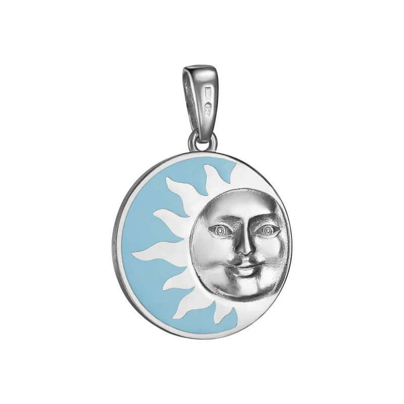 Подвеска День-ночь с горячей эмалью